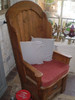 High back and large sitting area gives comfort to a larger person