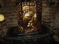 Place a small lamp behind the screen for an amazing effect.