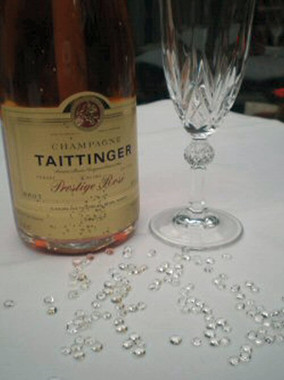 Wonderful Austrian acrylic crystal decorations for the Christmas or wedding table