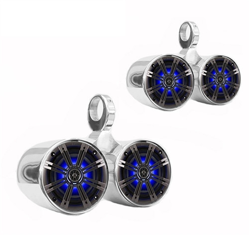 Turtle Box Speaker Rockville Wakeboard Dual Aluminum