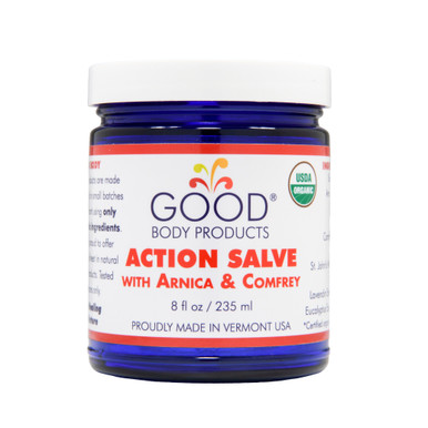 Good Body Products ACTION SALVE PRO (8 oz) with Arnica & Comfrey