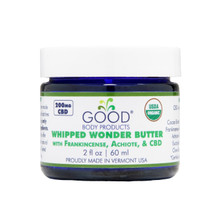 Good Body Products WHIPPED WONDER BUTTER with Frankincense & CBD
