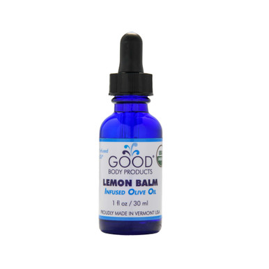 Good Body Products LEMON BALM-infused Olive Oil