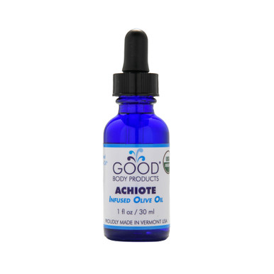 Good Body Products Organic ACHIOTE-infused Olive Oil