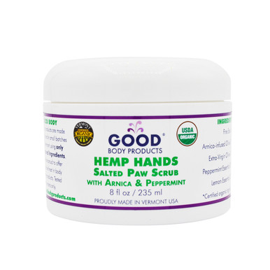Good Body Products HEMP HANDS Salted Paw Scrub