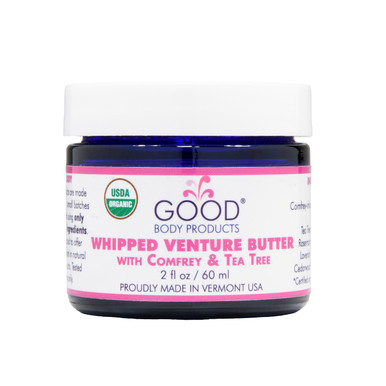 Good Body Products WHIPPED VENTURE BUTTER with Comfrey & Tea Tree 