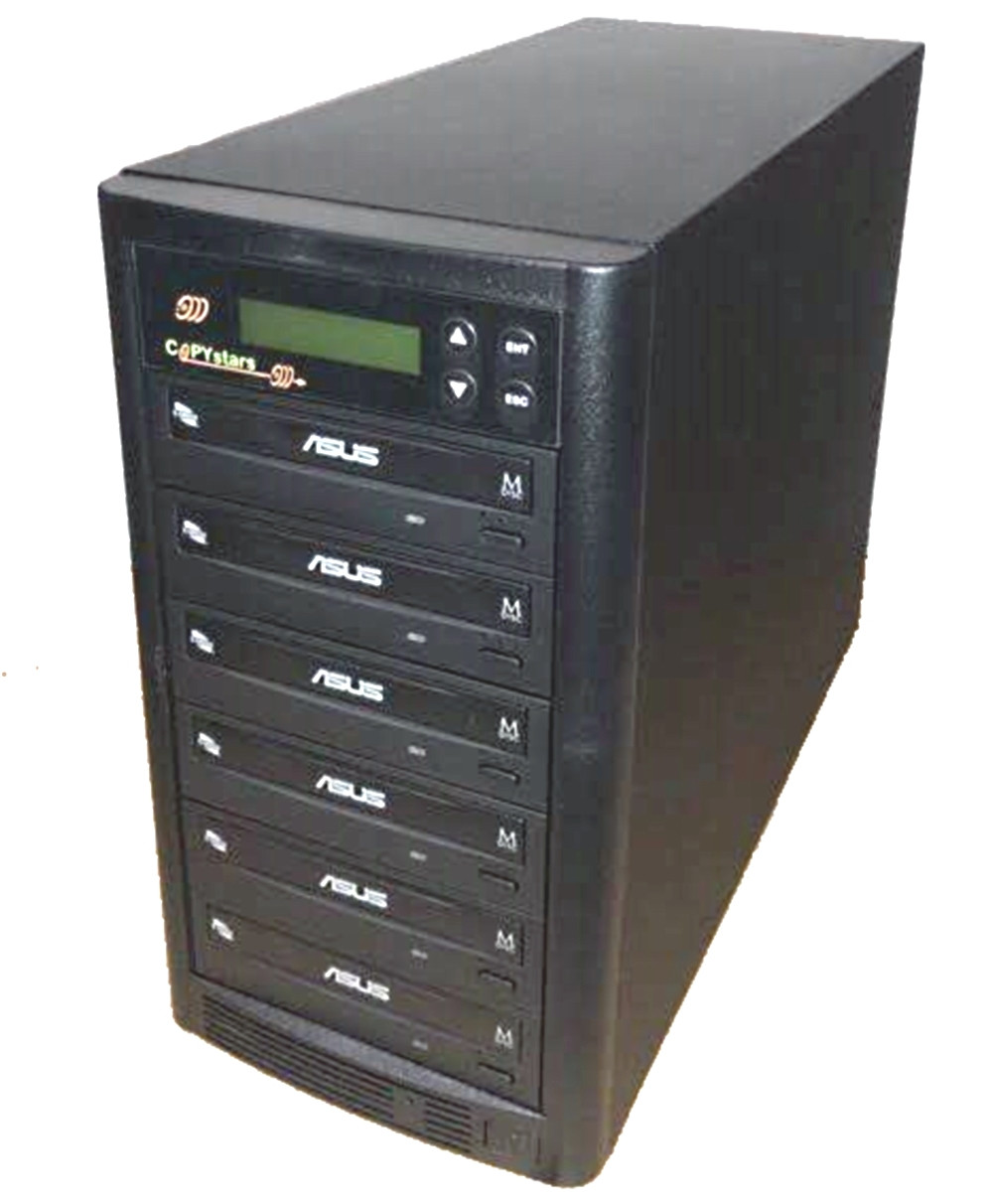 Copystars 1TB Hard drive Smart+USB 6 Burners SATA CD DVD Duplicator copier