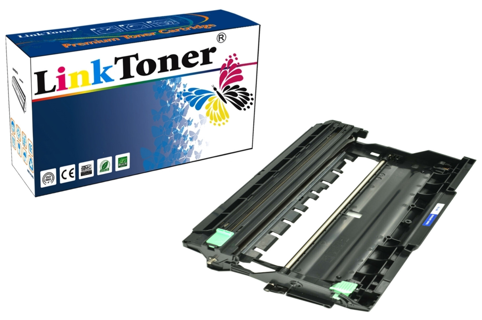 LinkToner Compatible Drum Unit Replacement for Brother DR730 DR760 Drum for  MFC-L2710DW L2730DW L2750DW HL-L2370DW HL-L2370DWXL DCP-L2550DW DR-730