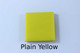 Plain Yellow Acrylic