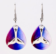 Rainbow Whale-tail Earrings