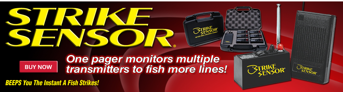 Strike Sensor fish alert system. Beeps you the instant a fish