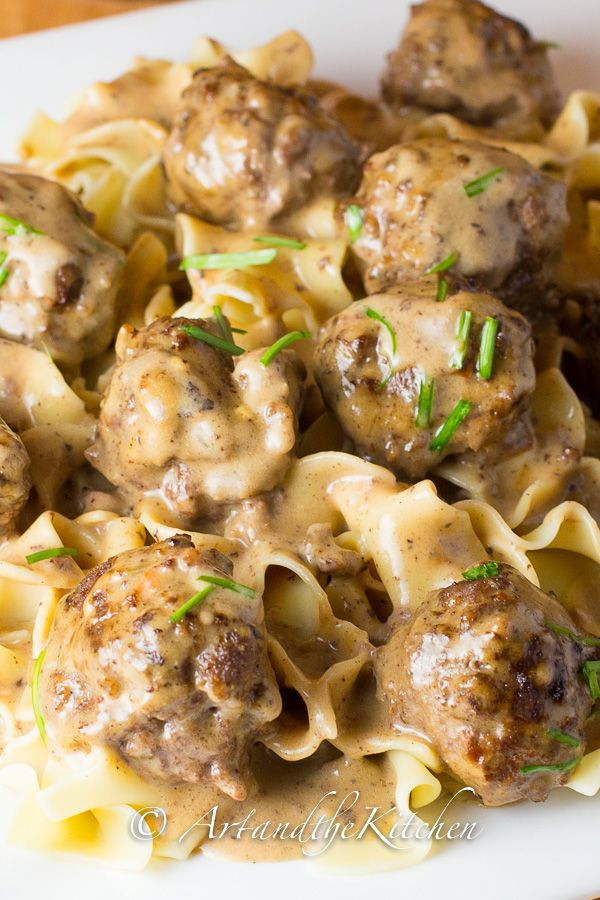 Swedish Meatballs - (Free Recipe below)
