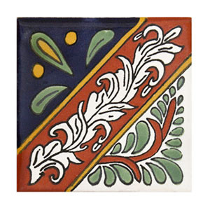 talavera tile til052 pack of 9 4 x 4