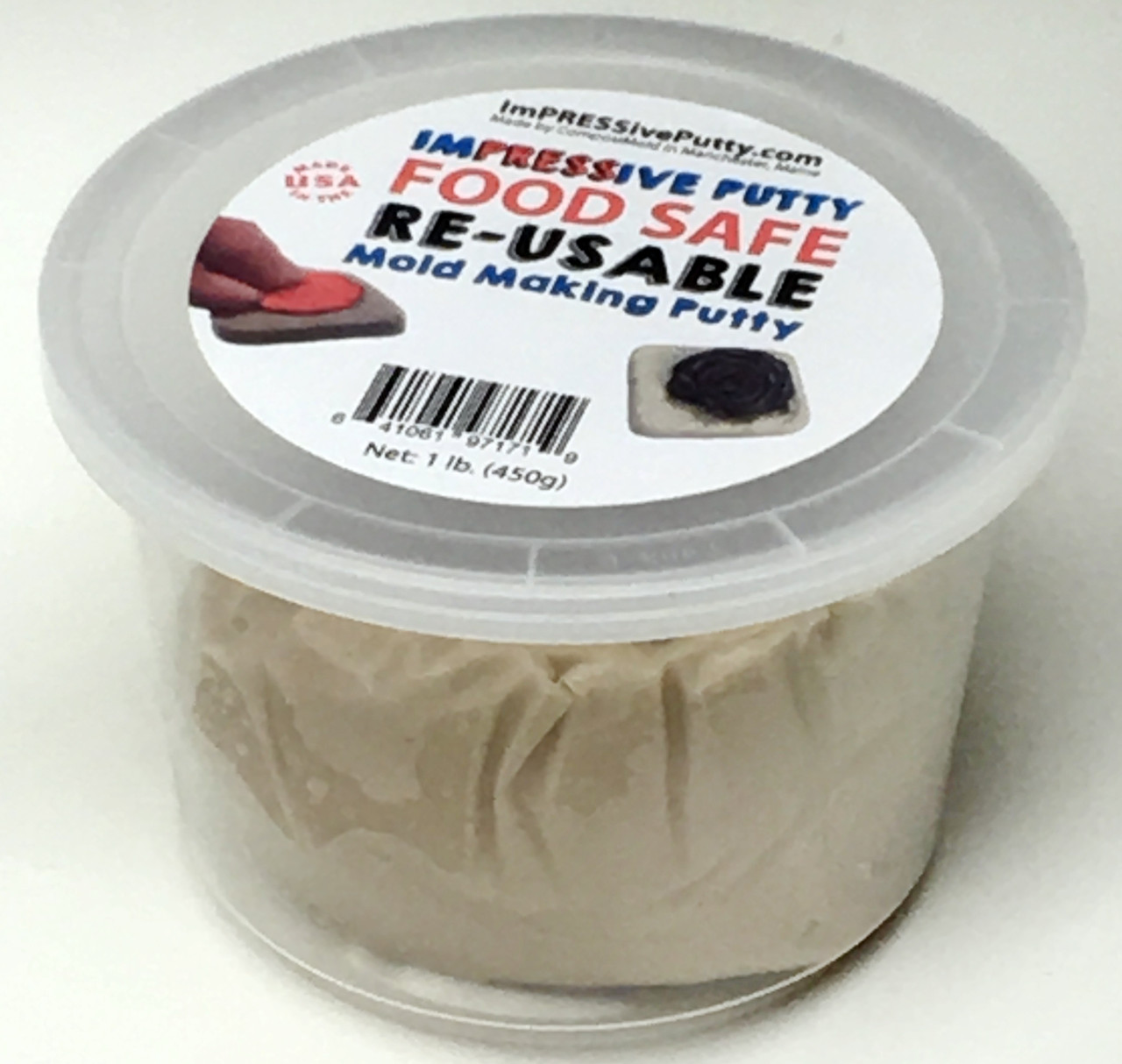 ImPRESSive Re-Usable Mold Making Putty 1 lb Molding Putty that can be remelted 