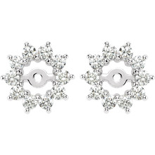 moissanite earring jackets