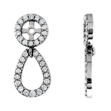 moissanite earring jackets