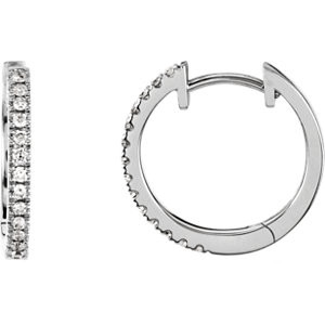 6 carat diamond hoop earrings