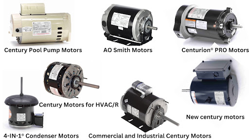Types of Century Motors