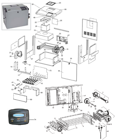  JANDY | LXI 250 TOP ASSEMBLY | R0459503