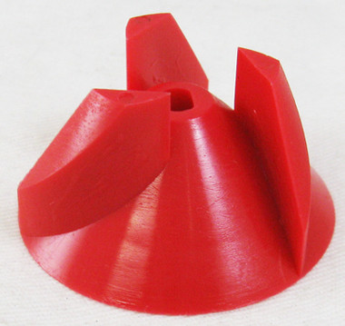 AQUA PRODUCTS | IMPELLER (Red) - Just the impeler - tap around the half-circle shaped Pump Motor shaft | 6027