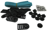 G. L. I. PRODUCTS | ABOVE GROUND STRAP KIT INCLUDES (9) PLASTIC SCREWS, (17) PLASTIC STRAP PLATES, (8) FABRIC STRAPS, (18) SCREWS,(1) DRIVER BIT | 4375006