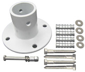 PERMA-CAST | ALUMINUM FLANGE WITH HARDWARE AND CONCRETE ANCHORS | PF-3119-A