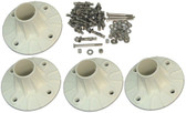 SR smith | COMPLETE PLASTIC FLANGE KIT -  SET OF 4 WITH CONCRETE ANCHORS & HARDWARE | 75-209-5865
