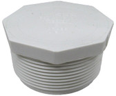 JACUZZI | PLUG ONLY WITH 8 SIDE HEAD, 2” MPT, WHITE | 450-020