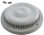 AFRAS | 7.875” DIAMETER RING AND COVER - GPM FLOOR 104/WALL 68 - WHITE | 10064VGBW