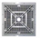 CUSTOM MOLDED PRODUCTS | 9” x 9” SQUARE FRAME & GRATE, GRAY | 25508-091-000L