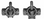 CUSTOM MOLDED PRODUCTS | COMPLETE GRAY PVC VALVE,-WAY, 1-1/2” SLIP, 2” SPIGOT | 25932-151-000