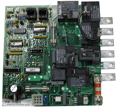 BALBOA |1560-96 REPLACEMENT BOARD 6 1/16" X 5 3/4" CHIP# SLCR1C (2) 6 PIN PHONE PLUG CONNECT | 50704