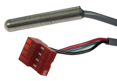 GECKO | HIGH LIMIT SENSOR, MSPA-1, MSPA-4, TSPA, 76" CABLE 4 PIN RED PLUG, OUTSIDE PIN NEXT TO RED WIRE IS PLUGGED |  9920-400684