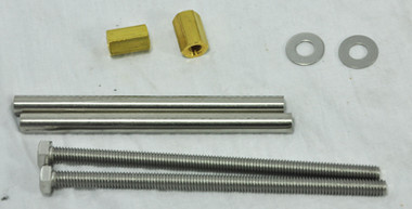HAYWARD | HARDWARE KIT FOR CLAMP ASSY  (2 BOLTS, 1 NUT, 1 SPACER, 2 WASHERS) | ECX4000CHK