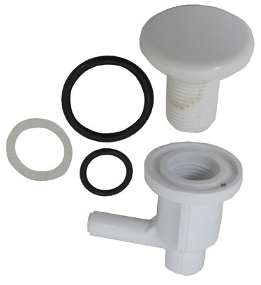 WATERWAY | 3/8" BARB, ELL AIR, INJECTOR, WHITE | 670-2200
