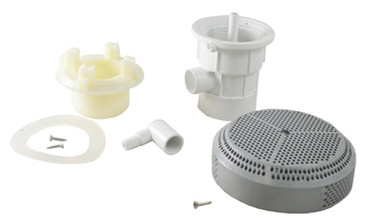 BALBOA | COMPLETE SUCTION FITTING, LT GRAY | 90146-LG
