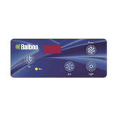 10307 Balboa | Overlay, Spaside, Balboa VL404, Duplex Digital, 4-Button, Temp, Jets-Light, Blower