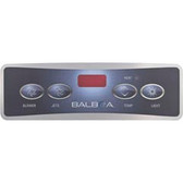10671 Balboa | Overlay, Spaside, Balboa VL403, Lite Duplex, 4-Button, Blower-Jets-Temp-Light