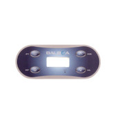 11947 Balboa | Overlay, Spaside, Balboa VL406U, 4-Button, LCD, Jets-Light-Warm-Cool