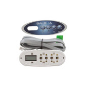 34-55563-K Balboa | Spaside Control, Balboa VL200 by HydroQuip, Mini Oval, LCD, 4-Button w/Label 80-11852, 7' Cord