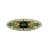 650-0475 Marquis Spa | Spaside Control, Marquis (Balboa) MTS99/MTS2KU, Oval, 6-Button, LCD, No Overlay, Zone Button Pigtail