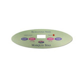 650-0483 Marquis Spa | Overlay, Spaside, Marquis (Balboa) Recreational Series, Oval, 4-Button, LCD (NLA)
