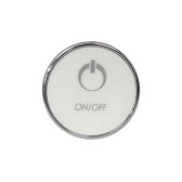 CG/TMS1KR1UTV2CP CG Air | Spaside Control, CG Air Systems, TMS Round, 1-Button, For Variable Bath Pump, Chrome