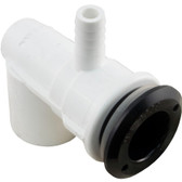 212-1610 Waterway Plastics | Body Assembly, Jet, Waterway Euro Cluster, 3/4"S Water x 3/8"RB Air, 1-1/16" Hole Size