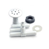 670-2600 Waterway Plastics | Air Injector, Waterway Multi-Body, 3/8" Barb, White