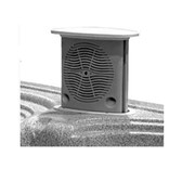 675-0107 Waterway Plastics | Speaker, Waterway Coaxial Speaker, 5 1/4", 75W RMS, Gray