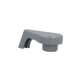 662-2117 Waterway Plastics | Handle, Air Control, Waterway Top Access, 1", F.A.S, 5 Scalloped Textured, Gray