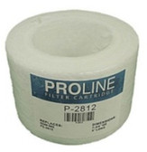 P-2812 Proline | Filter Cartridge, Proline, Diameter: 7-3/4", Length: 5", Top: 4-7/8" Open, Bottom: 4-7/8" Open, 12 sq ft, Disposable depth filter