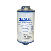 PL18-4 Pleatco | Filter Cartridge, Pleatco, Diameter: 4-3/4", Length: 18", Top: 1-1/8" Open, Bottom: 2-3/8" Open, 16 sq ft