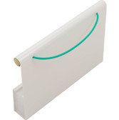 25141-350-000 | Custom Molded Products | Skimmer Weir Replacement (7-5/8In) White